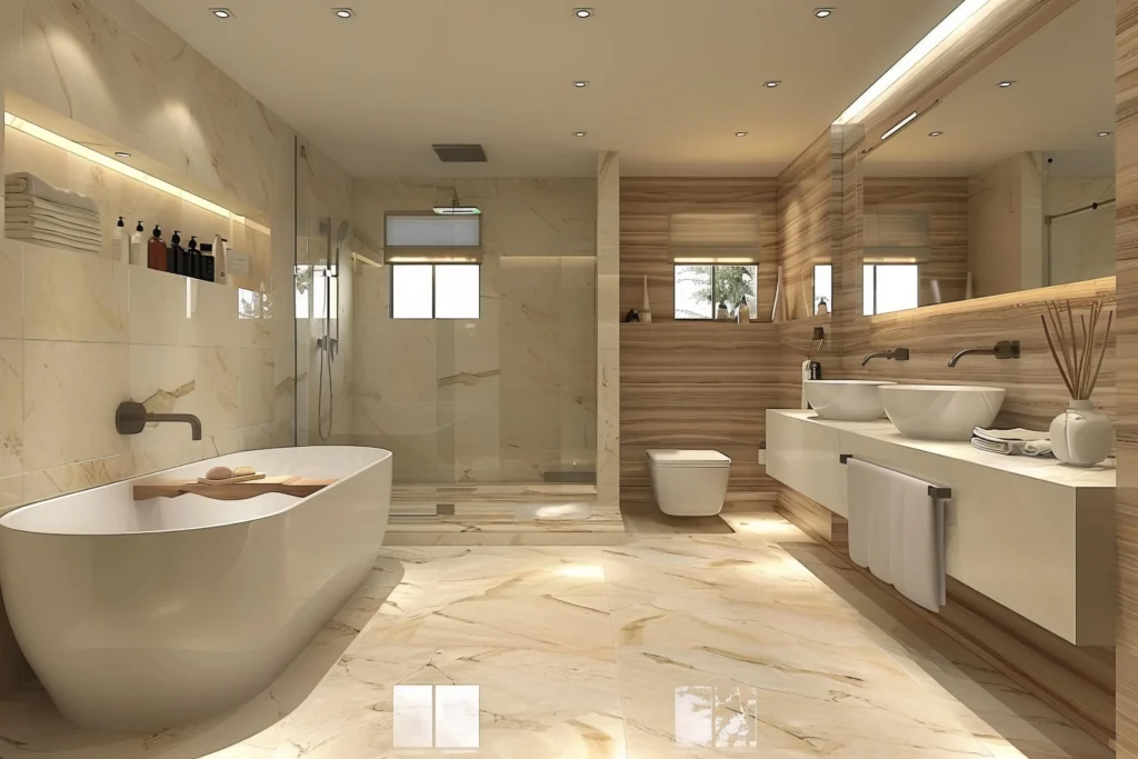 Bathroom Renovation in Dhakuria with premium fixtures