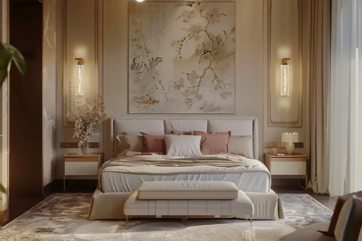 Neutral Colour Luxury Bedroom