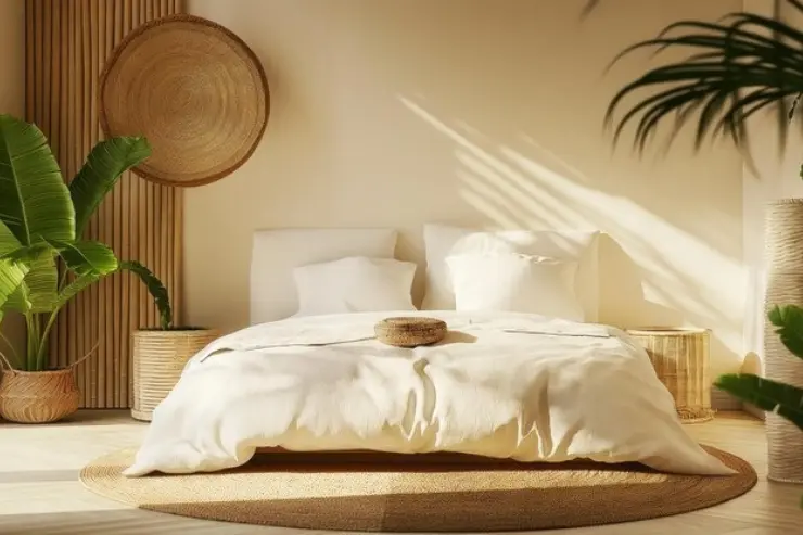 Modern Bedroom With Natural Elements