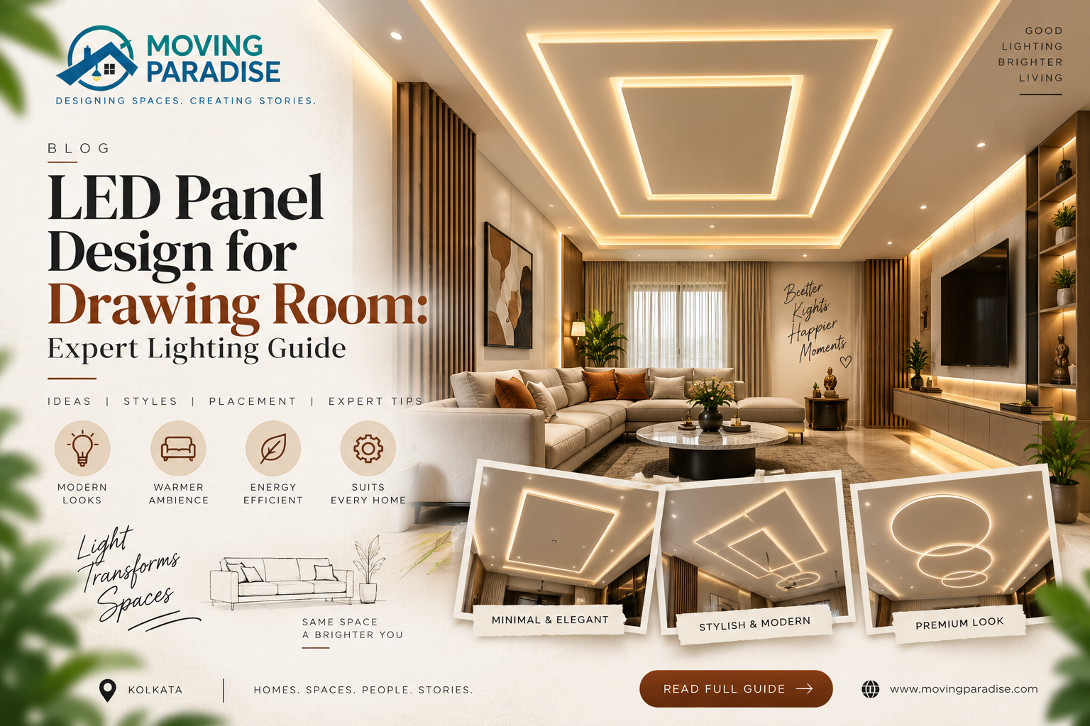 LED Panel Design for Drawing Room: Expert Lighting Guides