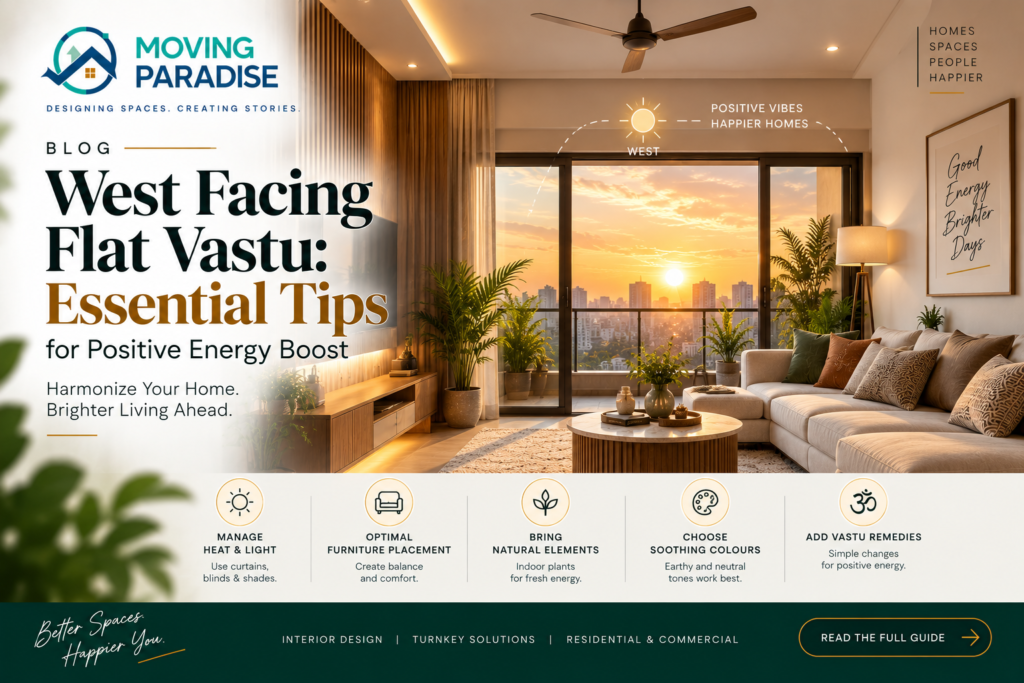 West Facing Flat Vastu: Essential Tips for Positive Energy Boost