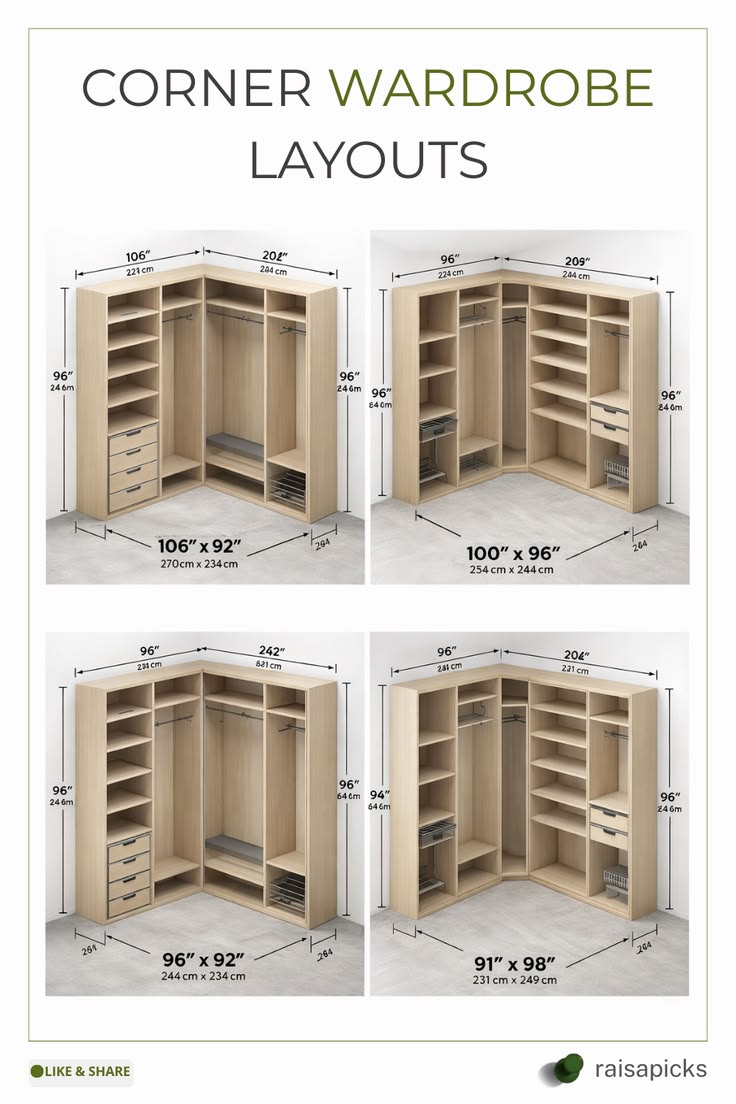 Corner Wardrobe Design Ideas to Maximize Your Storage Space