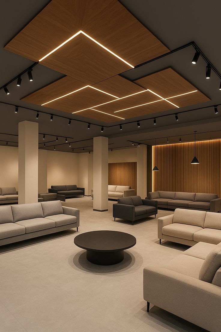 Showroom False Ceiling Design: A Guide to Choosing