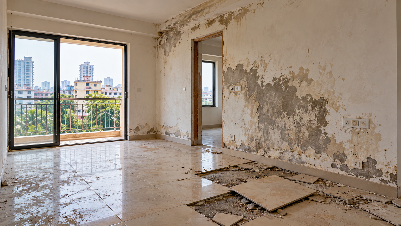 Damaged Apartment Renovation Interior