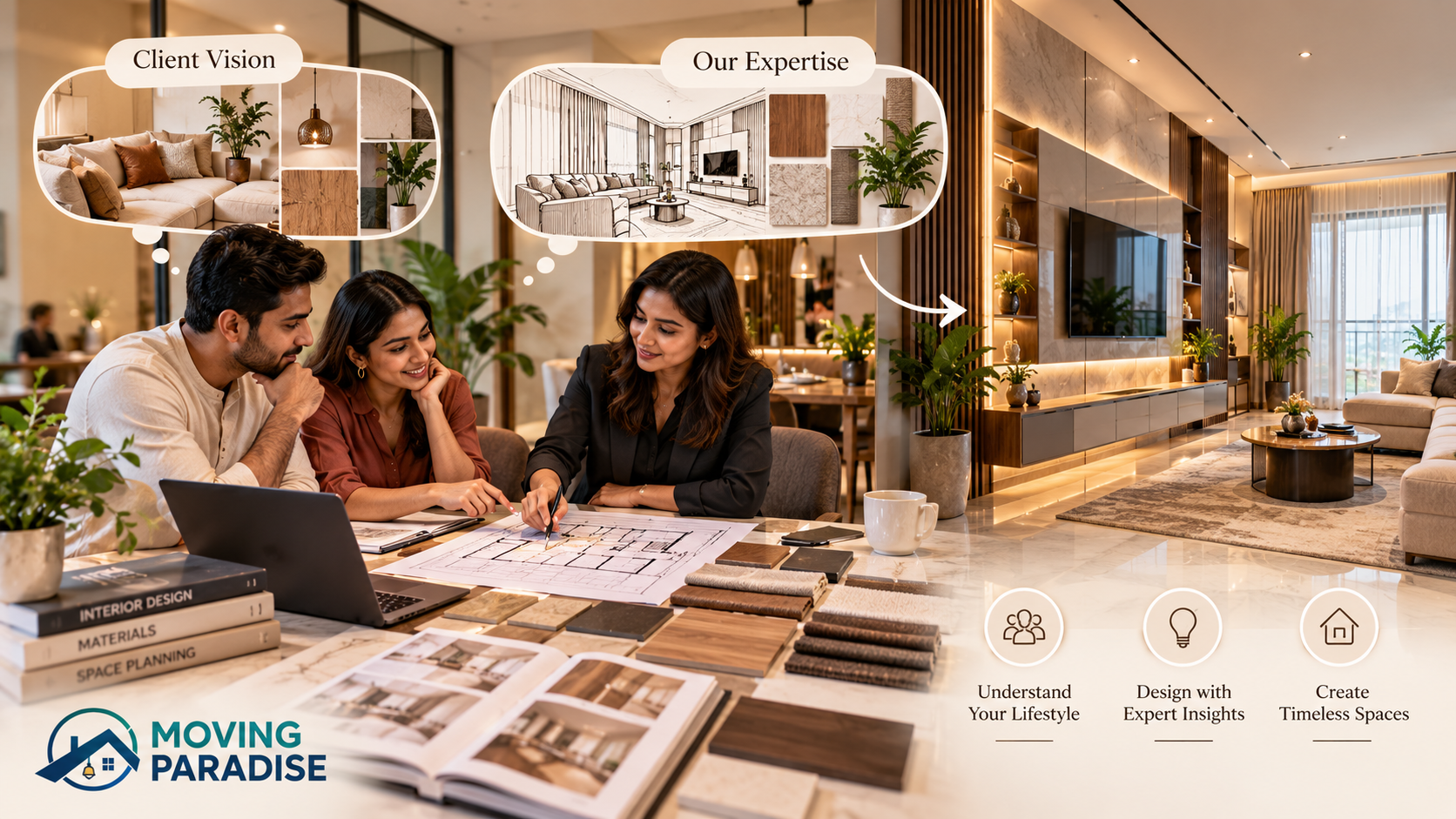 From Vision to Timeless Spaces