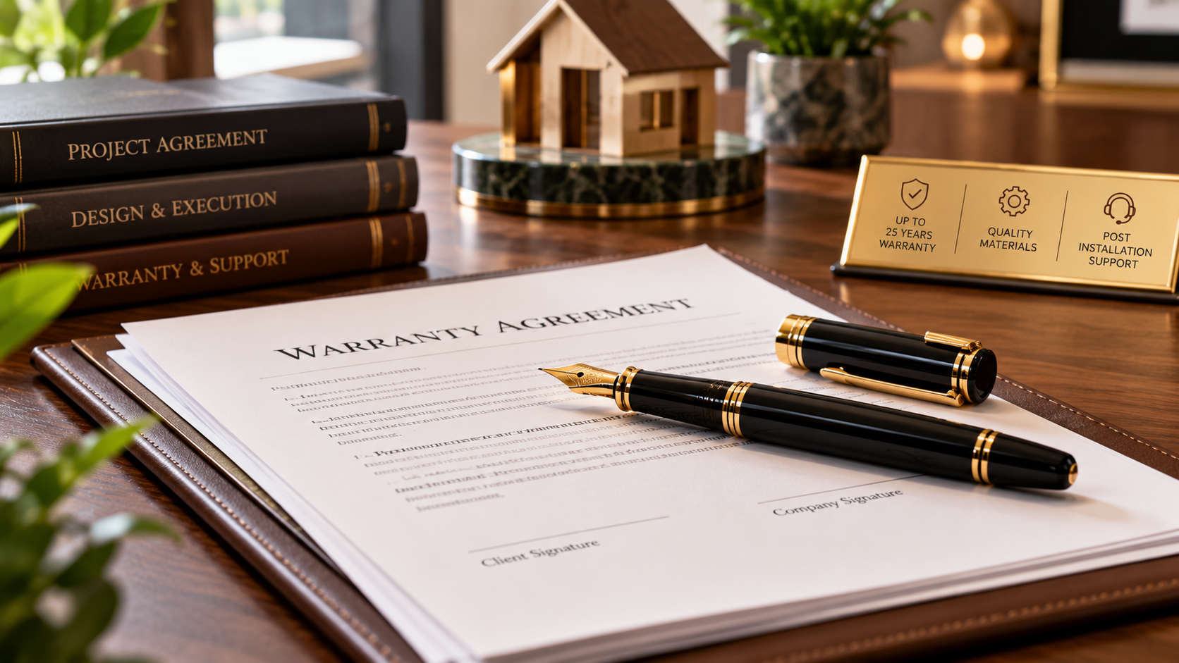 Luxury Warranty Agreement Desk